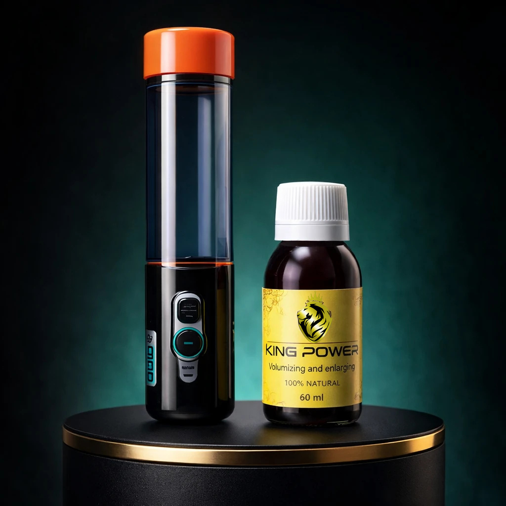  پکیج بزرگ‌کننده و حجم‌دهنده آلت تناسلی کینگ مکس اصل ایلیا طب | King Max Penis Enlargement Package 